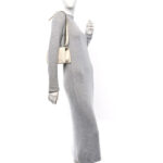 Calfskin Chevron Quilted Small Boy Flap White - Image 2