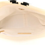 Calfskin Crochet Medium Chanel 19 Flap White Black - Image 5