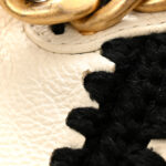 Calfskin Crochet Medium Chanel 19 Flap White Black - Image 13