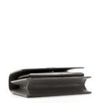Calfskin Crocodile Embossed Monogram Sunset Chain Wallet Fog - Image 5