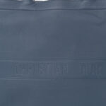 Calfskin Embossed Large Book Tote Blue - Image 9