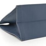 Calfskin Embossed Large Book Tote Blue - Image 10