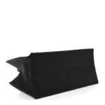 Calfskin Embossed Medium Book Tote Black - Image 13