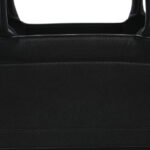 Calfskin Embossed Medium Book Tote Black - Image 8