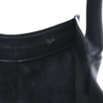 Calfskin Embossed Medium Book Tote Black - Image 10