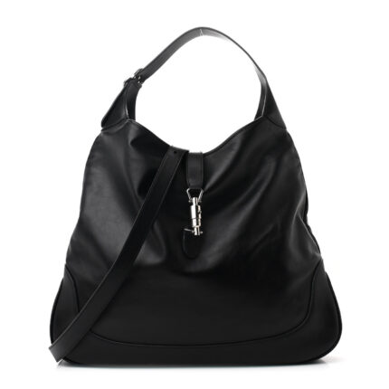 Calfskin Large Jackie 1961 Shoulder Bag Black12