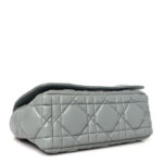 Calfskin Macrocannage Medium Caro Bag Iron Grey - Image 4