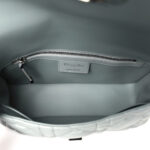 Calfskin Macrocannage Medium Caro Bag Iron Grey - Image 5