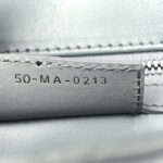 Calfskin Macrocannage Medium Caro Bag Iron Grey - Image 7