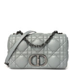 Calfskin Macrocannage Medium Caro Bag Iron Grey