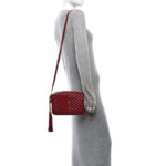 Calfskin Matelasse Monogram Lou Camera Bag Opyum Red - Image 2