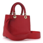 Calfskin Niki De Saint Phalle Medium Supple Lady Dior Red - Image 4