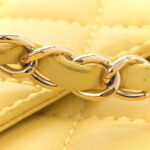 Calfskin Quilted Reissue Medium Camera Case Yellow - Image 12