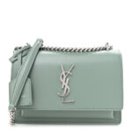 Calfskin Small Monogram Sunset Vert Opaline - Image 12