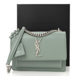 Calfskin Small Monogram Sunset Vert Opaline - Image 10