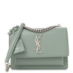 Calfskin Small Monogram Sunset Vert Opaline