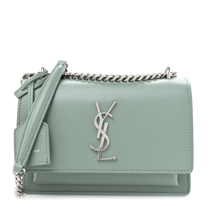 Calfskin Small Monogram Sunset Vert Opaline - Image 1