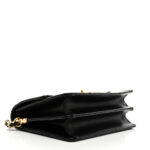 Calfskin Strass Quilted Mini Flap Black - Image 3