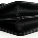 Calfskin Strass Quilted Mini Flap Black - Image 7