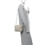 Calfskin Y Quilted Monogram Small Loulou Bowling Bag Ivory - Image 2