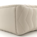 Calfskin Y Quilted Monogram Small Loulou Bowling Bag Ivory - Image 10