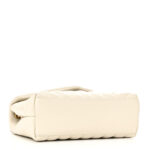 Calfskin Y Quilted Monogram Small Loulou Chain Satchel Crema Soft - Image 4