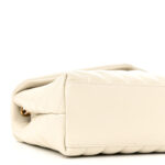 Calfskin Y Quilted Monogram Small Loulou Chain Satchel Crema Soft - Image 8