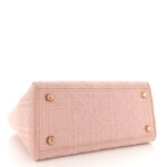 Canvas Embroidered Cannage Medium Lady D-Lite Bois de Rose - Image 12