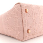 Canvas Embroidered Cannage Medium Lady D-Lite Bois de Rose - Image 5