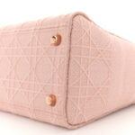 Canvas Embroidered Cannage Medium Lady D-Lite Bois de Rose - Image 10