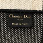 Canvas Embroidered Checkered Book Tote Black White - Image 6