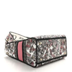 Canvas Embroidered Medium Butterfly Around The World Lady D-Lite White Pastel Pink - Image 10