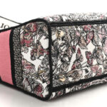 Canvas Embroidered Medium Butterfly Around The World Lady D-Lite White Pastel Pink - Image 6