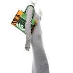Canvas Embroidered Medium Jungle Pop Book Tote Green Multicolor - Image 2