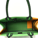 Canvas Embroidered Medium Jungle Pop Book Tote Green Multicolor - Image 5