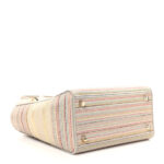 Canvas Embroidered Medium Lady D-Lite Beige Multicolor - Image 4