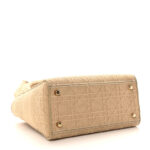 Canvas Embroidered Medium Lady D-Lite Beige - Image 4