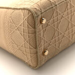 Canvas Embroidered Medium Lady D-Lite Beige - Image 8