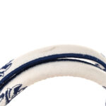 Canvas Embroidered Medium Reve d'Infini Book Tote Blue - Image 11