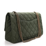 Canvas Quilted 2.55 Reissue 227 Flap Green - Image 10