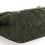 Canvas Quilted 2.55 Reissue 227 Flap Green - Image 7
