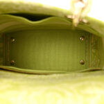 Canvas Toile De Jouy Reverse Embroidered Medium Lady D-Lite Green - Image 5