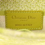 Canvas Toile De Jouy Reverse Embroidered Medium Lady D-Lite Green - Image 6