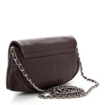 Caviar Half Moon Wallet On Chain WOC Bordeaux - Image 12