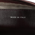 Caviar Half Moon Wallet On Chain WOC Bordeaux - Image 5