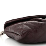 Caviar Half Moon Wallet On Chain WOC Bordeaux - Image 8