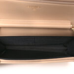 Caviar Quilted CC Filigree Wallet On Chain WOC Beige Black - Image 7