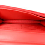 Caviar Quilted CC Filigree Wallet On Chain WOC Coral - Image 4