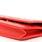 Caviar Quilted CC Filigree Wallet On Chain WOC Coral - Image 10