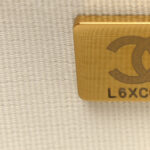 Caviar Quilted Enamel Coco Casino Wallet On Chain WOC White - Image 8